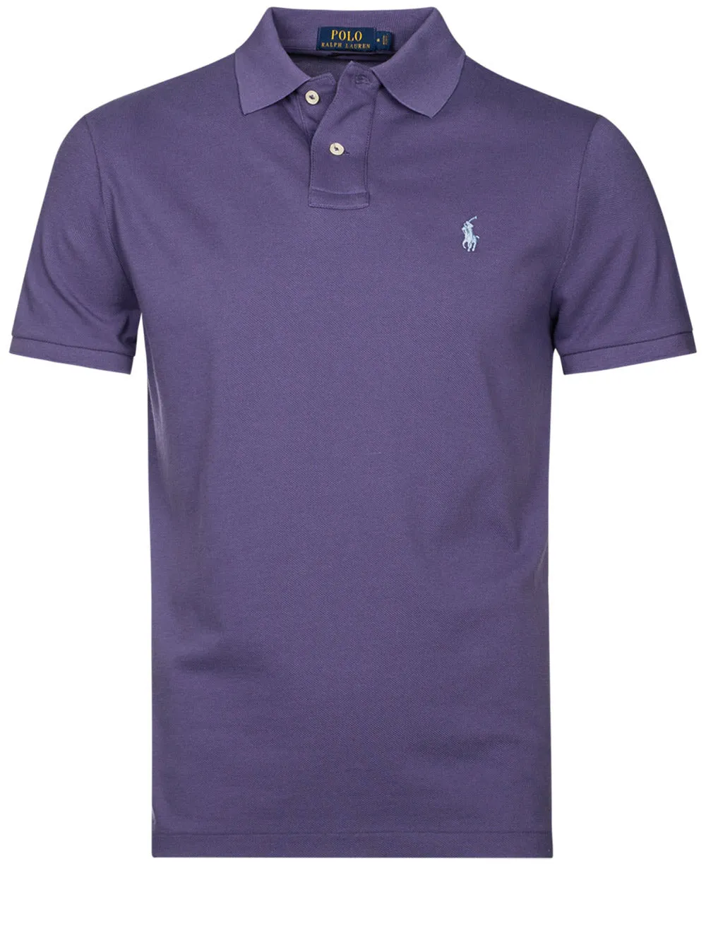 Mesh Polohemd Lila