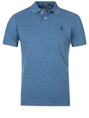Mesh Polo-Shirt Royal Heather