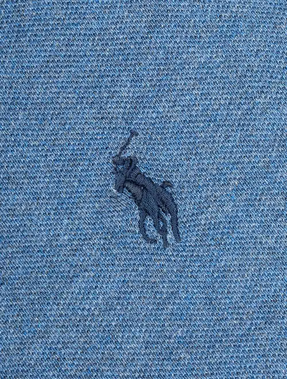 Mesh Polo-Shirt Royal Heather