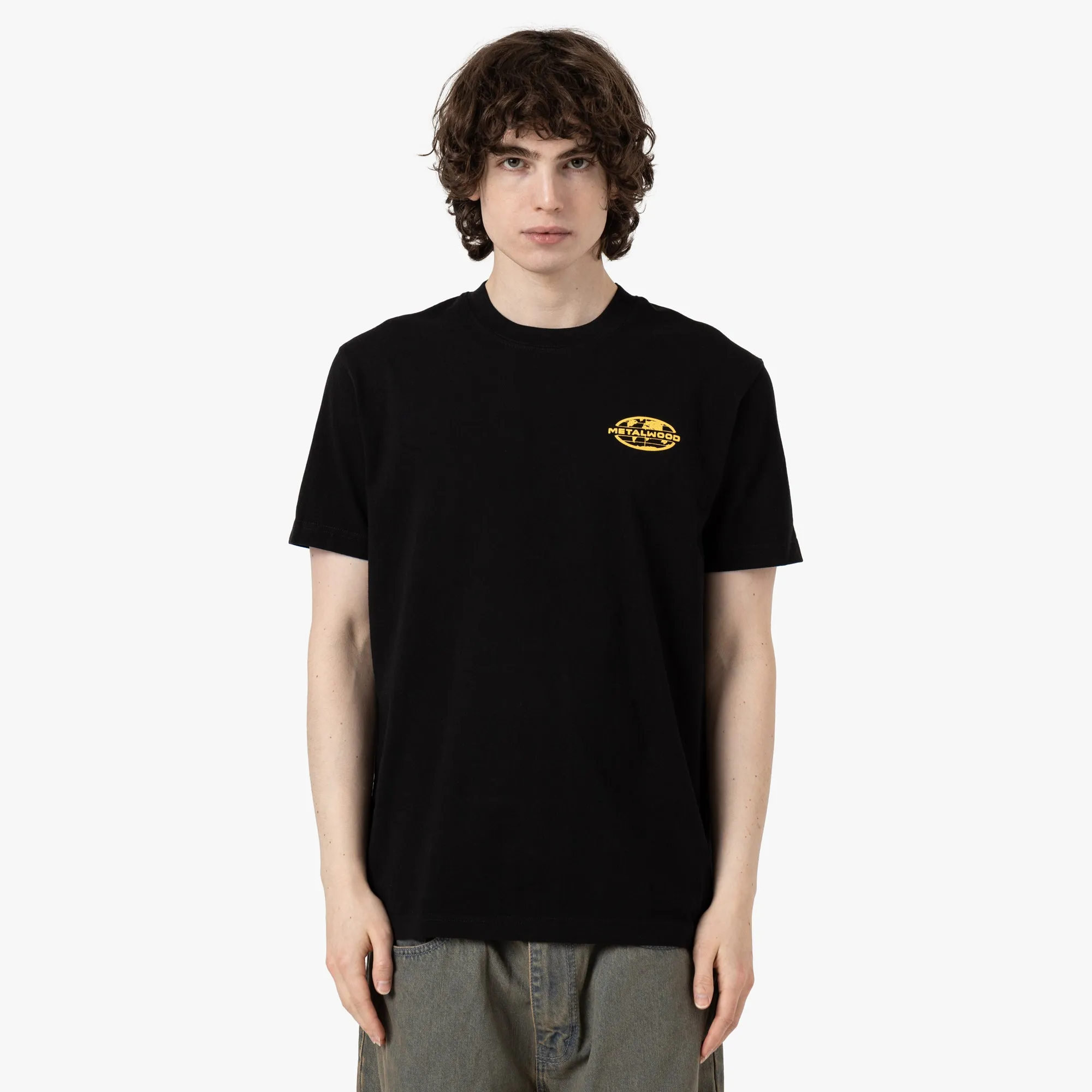 Metalwood 300 Yards T-Shirt / Überfärbt Schwarz