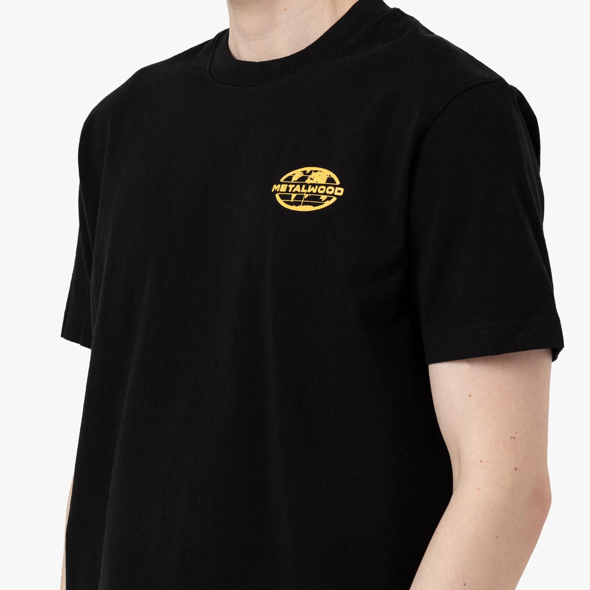 Metalwood 300 Yards T-Shirt / Überfärbt Schwarz