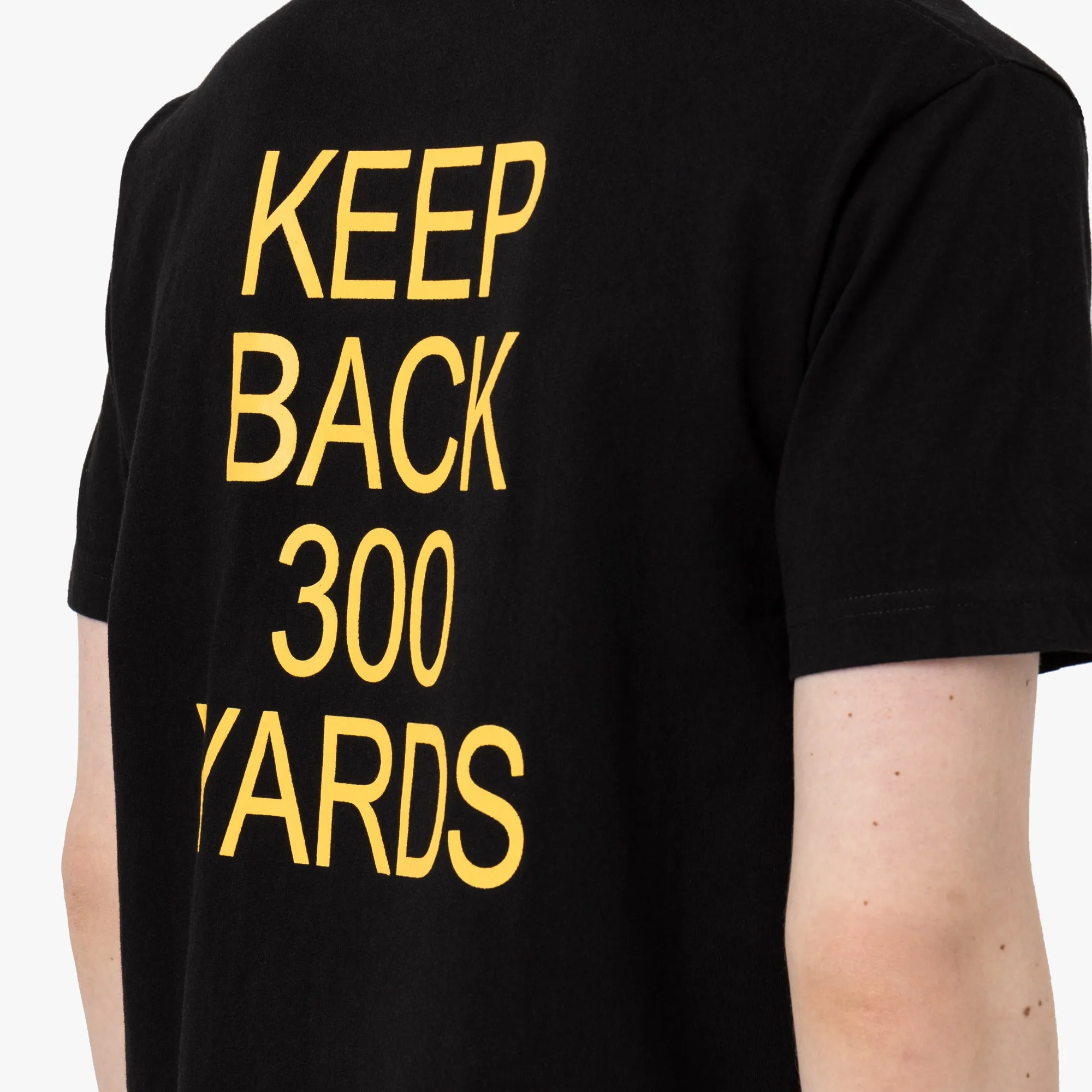 Metalwood 300 Yards T-Shirt / Überfärbt Schwarz