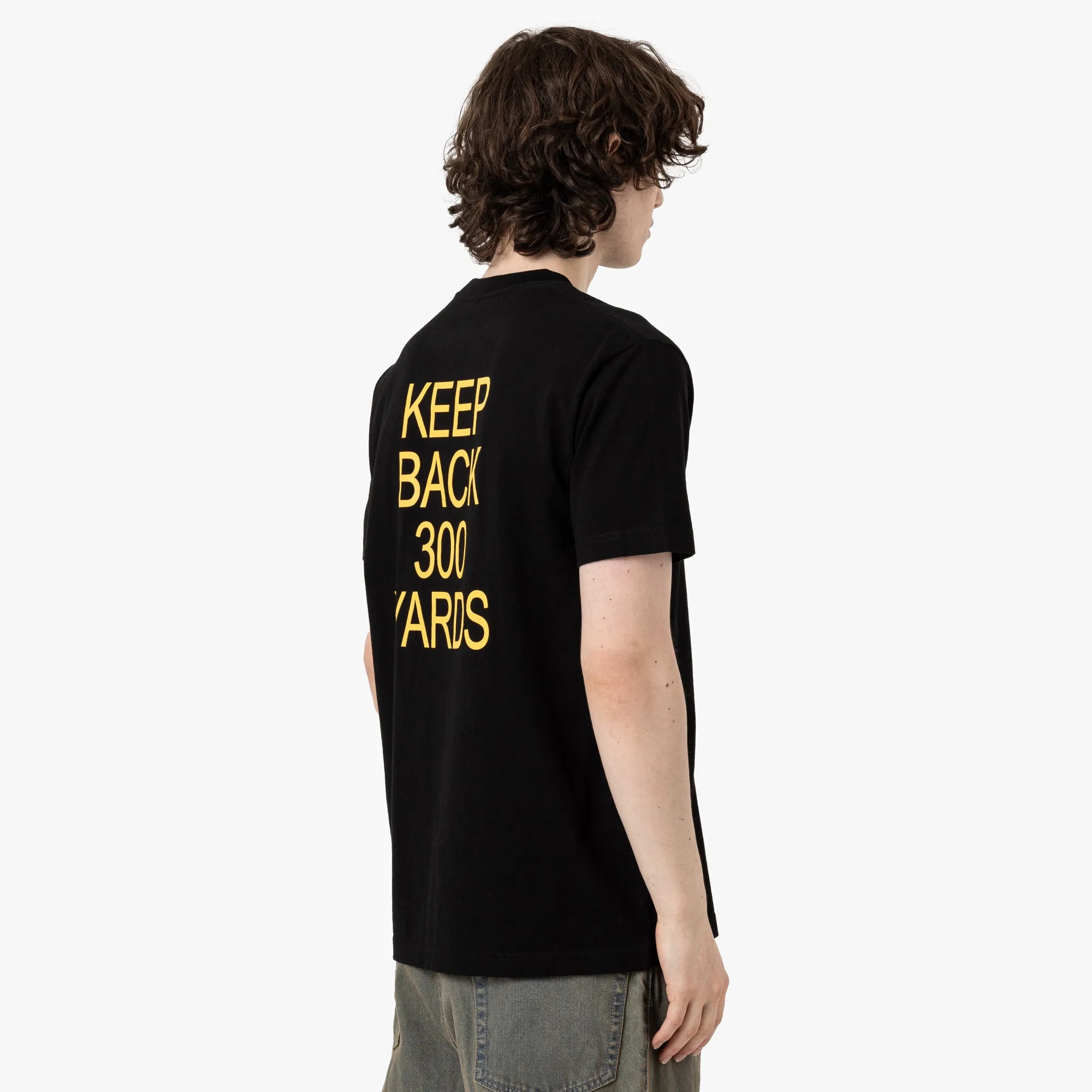 Metalwood 300 Yards T-Shirt / Überfärbt Schwarz