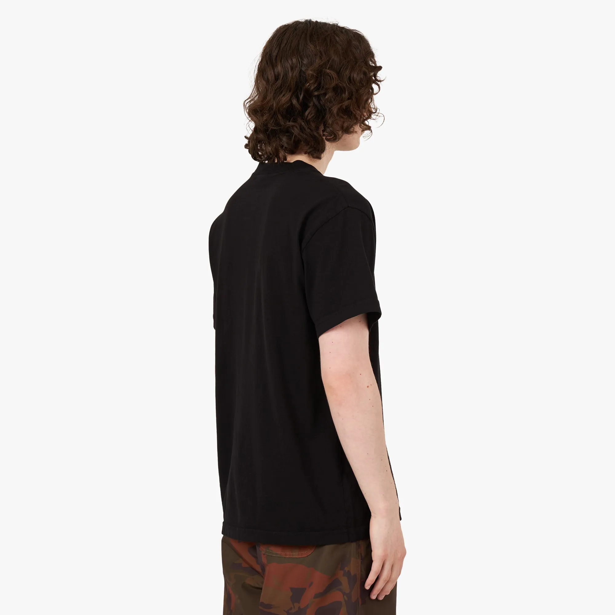 Metalwood Fringe T-Shirt / Schwarz