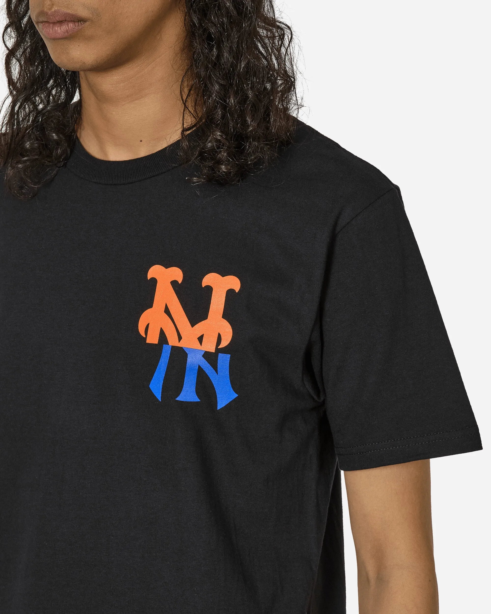 Mets Logo T-Shirt Schwarz