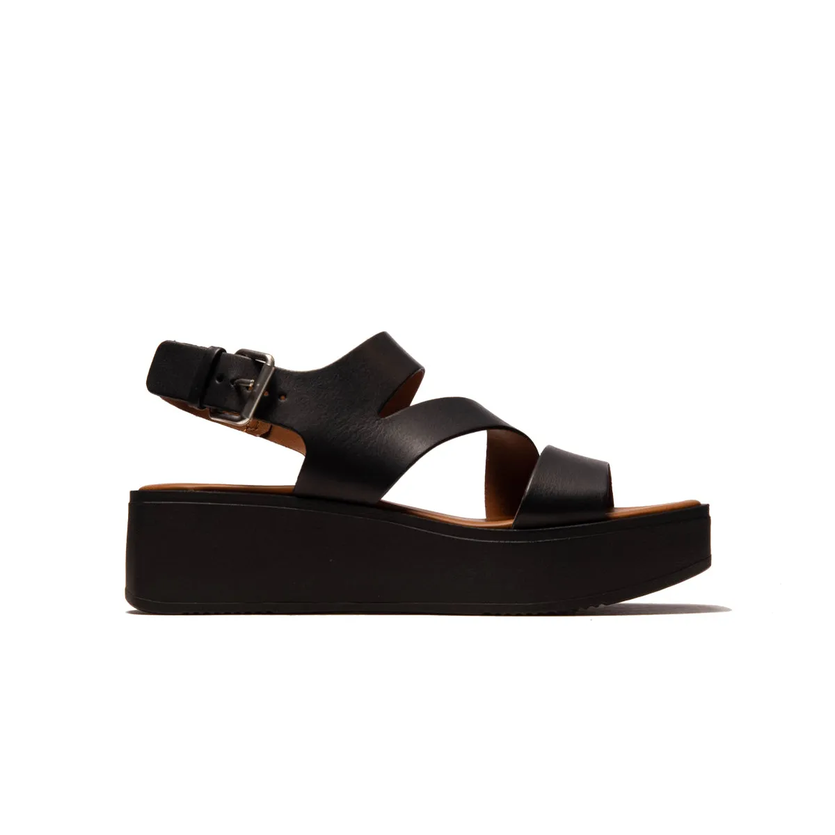Milazzo Leder in Schwarz