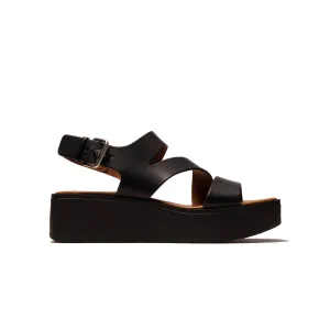 Milazzo Leder in Schwarz