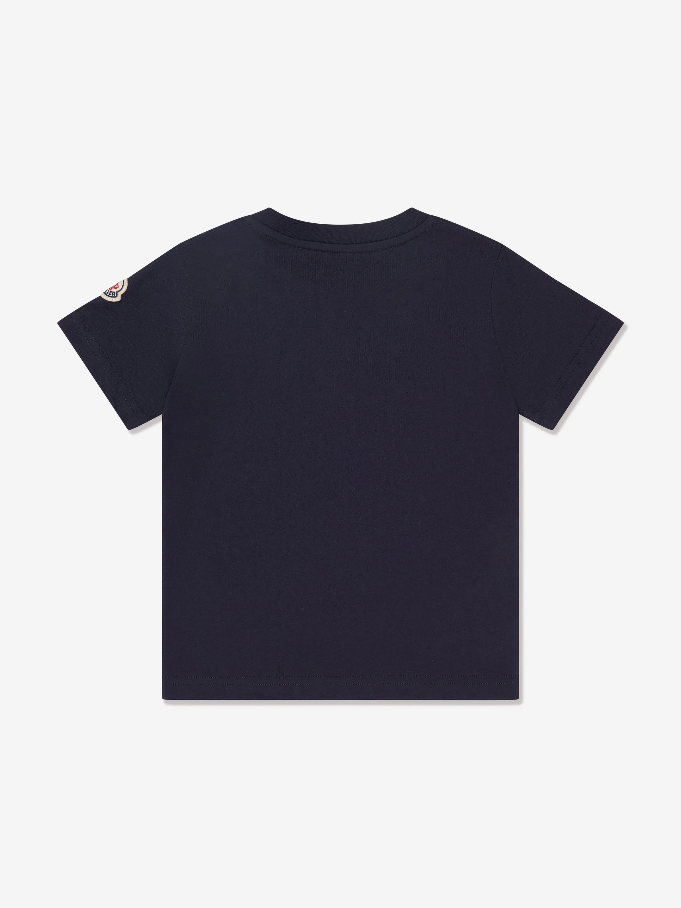 Moncler Enfant Kids Logo T-Shirt in Marineblau