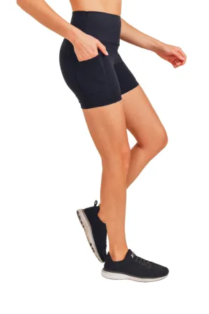 Mono B Konturband Essential Lycra High-Waisted Shorts APH-A029