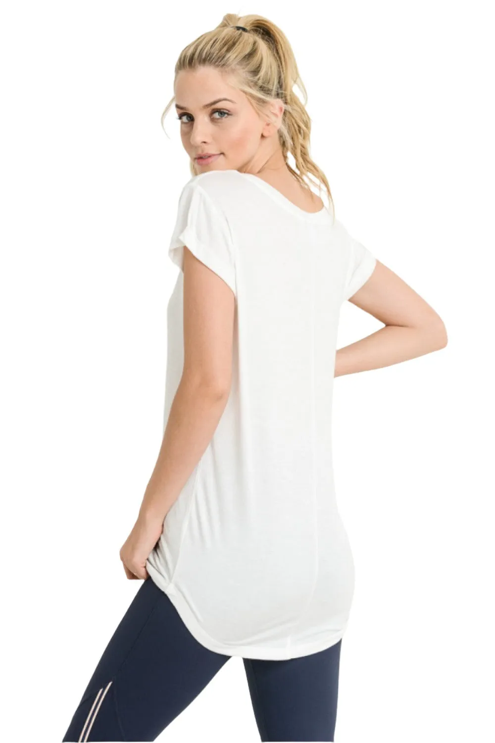 Mono B Rundhals T-Shirt KT10967 und Plus