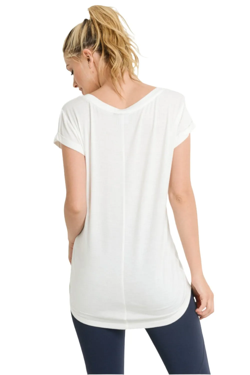 Mono B Rundhals T-Shirt KT10967 und Plus