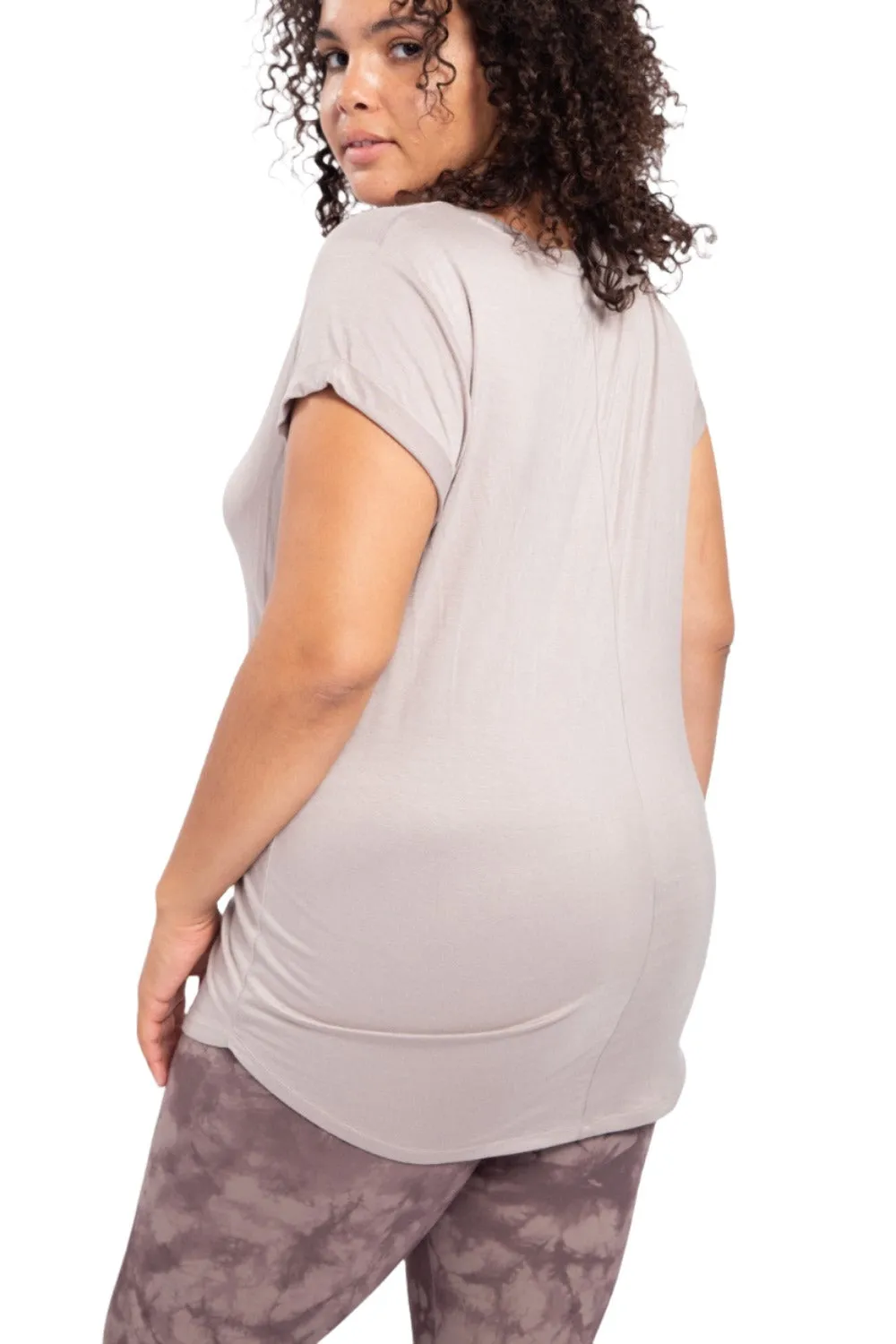 Mono B Rundhals T-Shirt KT10967 und Plus