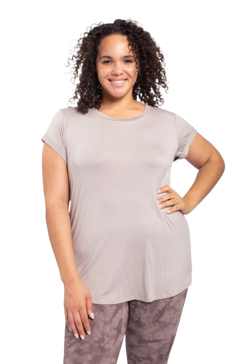 Mono B Rundhals T-Shirt KT10967 und Plus