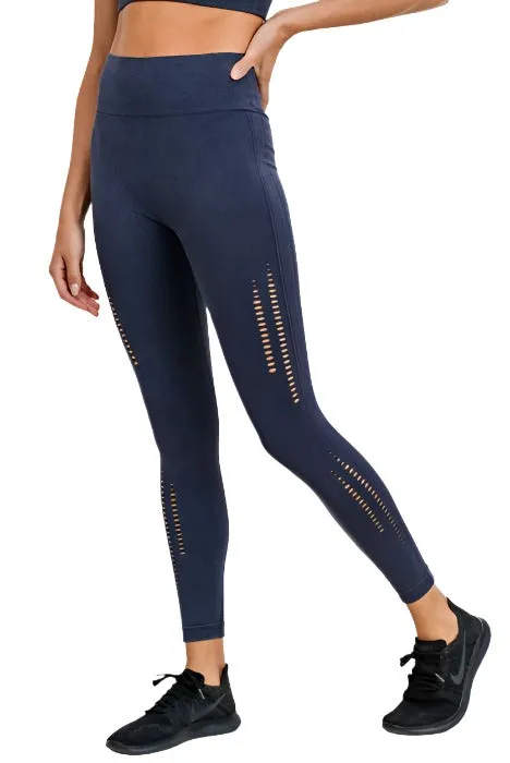 Mono B Nahtlose Perforierte Leggings APH2563