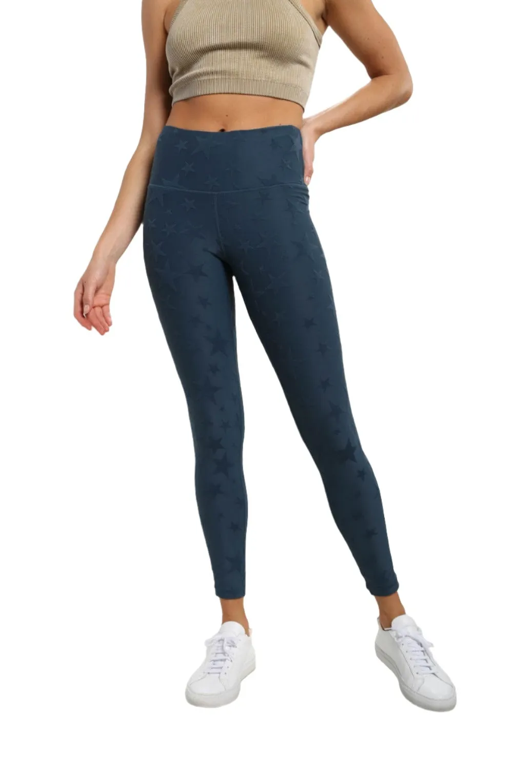 Mono B Sterne Sehen High-Waist Leggings APH-A0666 und Plus
