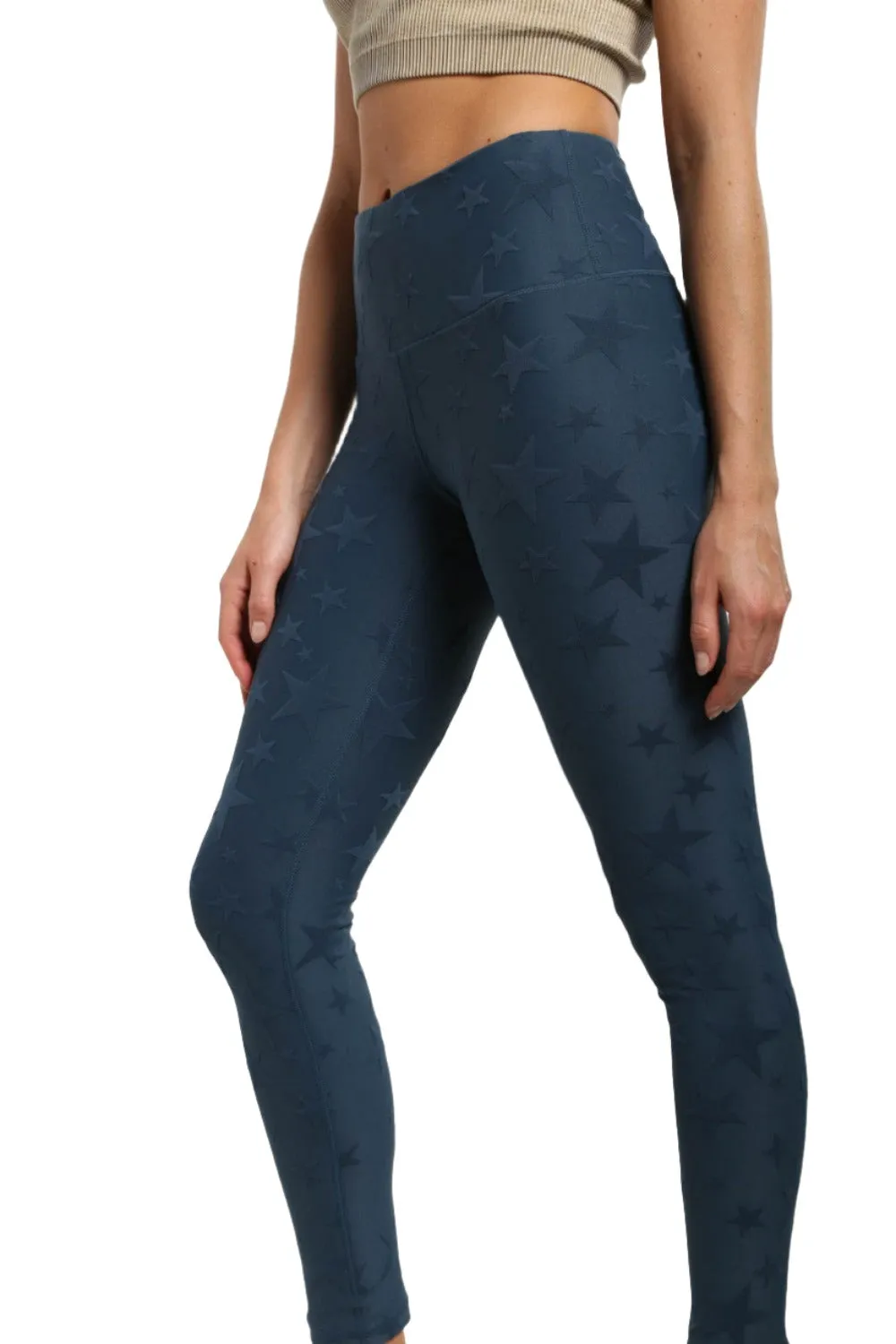 Mono B Sterne Sehen High-Waist Leggings APH-A0666 und Plus