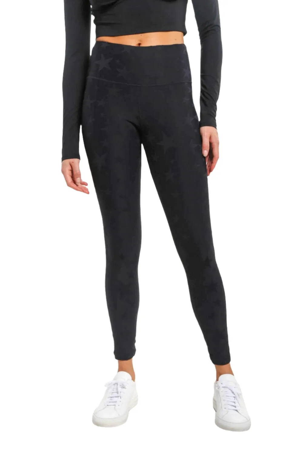 Mono B Sterne Sehen High-Waist Leggings APH-A0666 und Plus