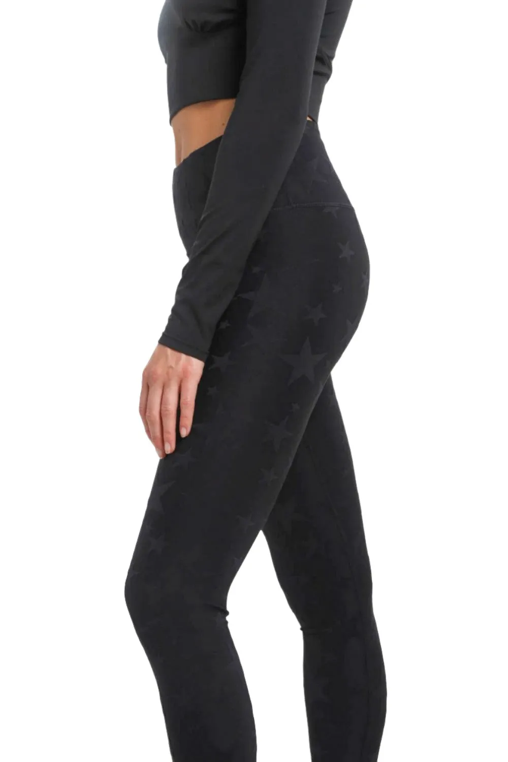 Mono B Sterne Sehen High-Waist Leggings APH-A0666 und Plus