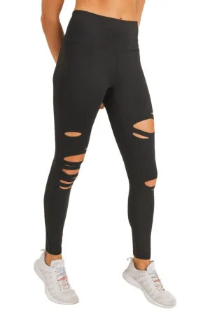 Mono B Zerrissene Leggings APH6216 Plus
