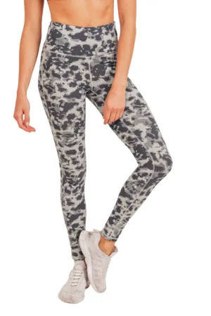 Mono B Gemusterte Gepunktete High-Waist Leggings APH-A075