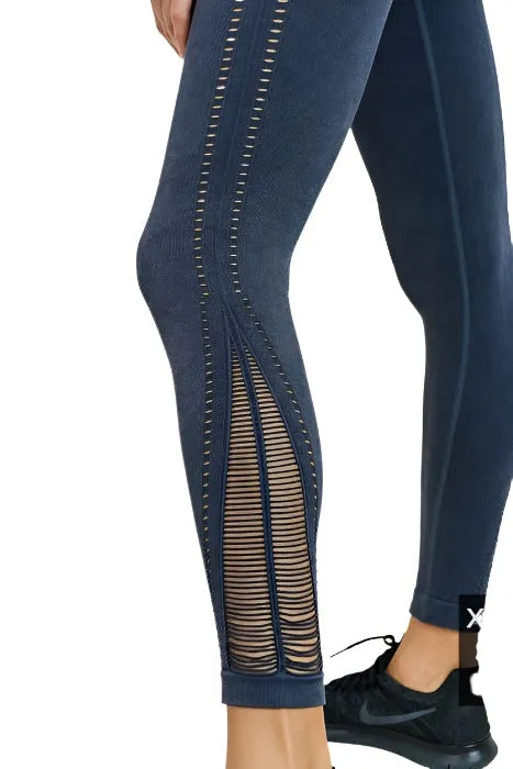 Mono B Fadenverstärkte & Perforierte Nahtlose Mineral-Leggings APH2658