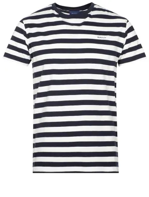 Mehrfarbiges T-Shirt Abendblau