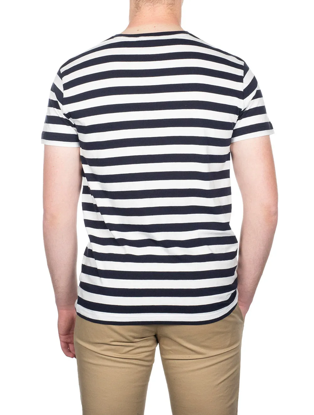 Mehrfarbiges T-Shirt Abendblau
