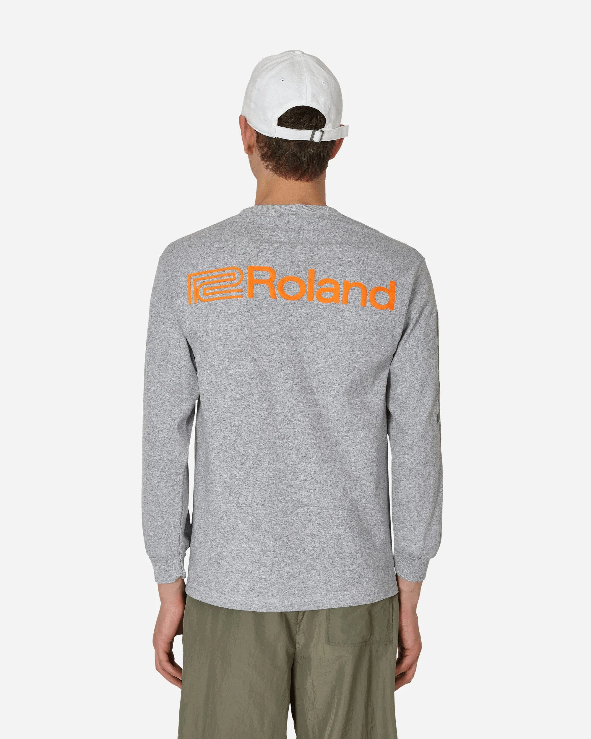 Musik Langarm T-Shirt Grau