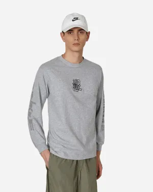Musik Langarm T-Shirt Grau