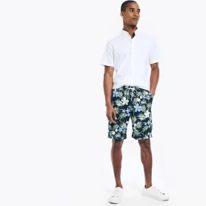 Nautica Herren Große & Hohe Blumenmuster Cabana Short Marineblau Nautica