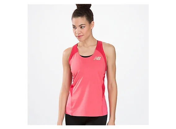 New Balance Damen Boylston Wassermelonen-Top