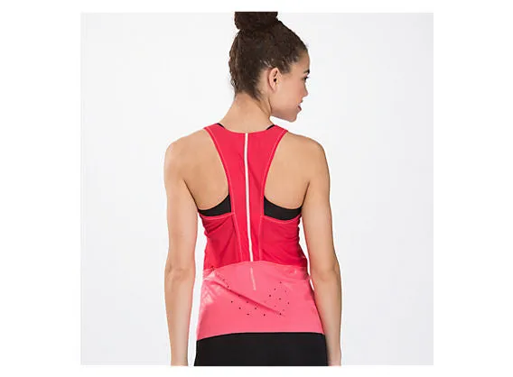 New Balance Damen Boylston Wassermelonen-Top