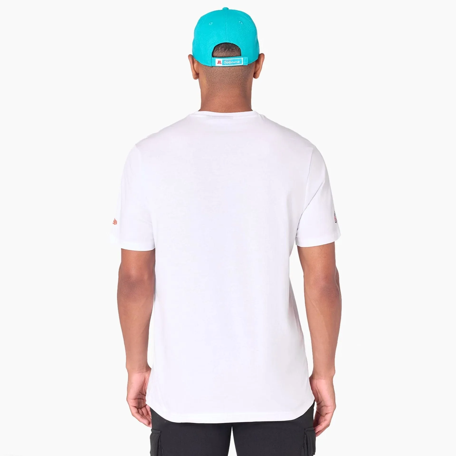New Era T-Shirts Und Tank Tops Miami Dolphins NFL Weißes T-Shirt