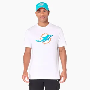 New Era T-Shirts Und Tank Tops Miami Dolphins NFL Weißes T-Shirt