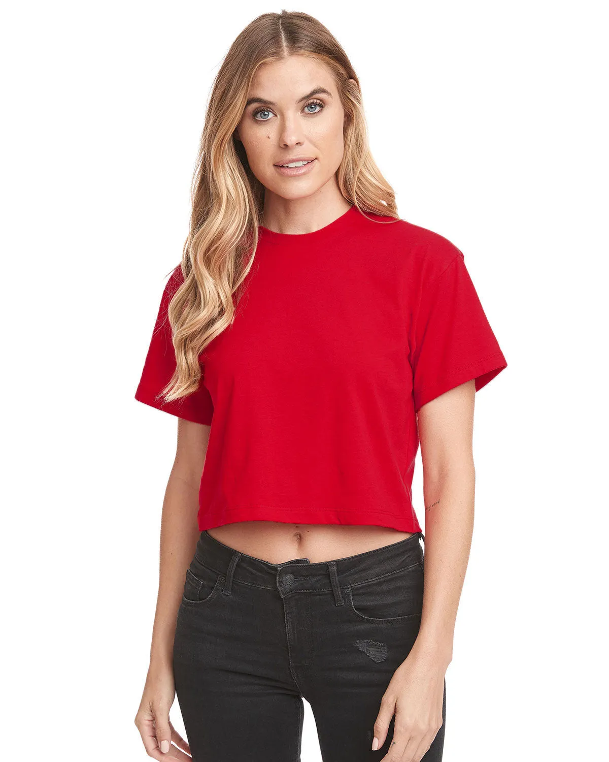 Next Level 1580NL Damen Ideal Crop T-Shirt