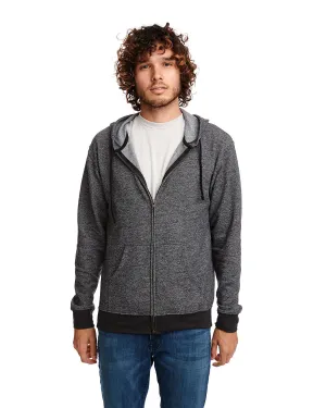 Next Level 9600 Erwachsenen Denim Fleece Full-Zip Kapuzenpullover