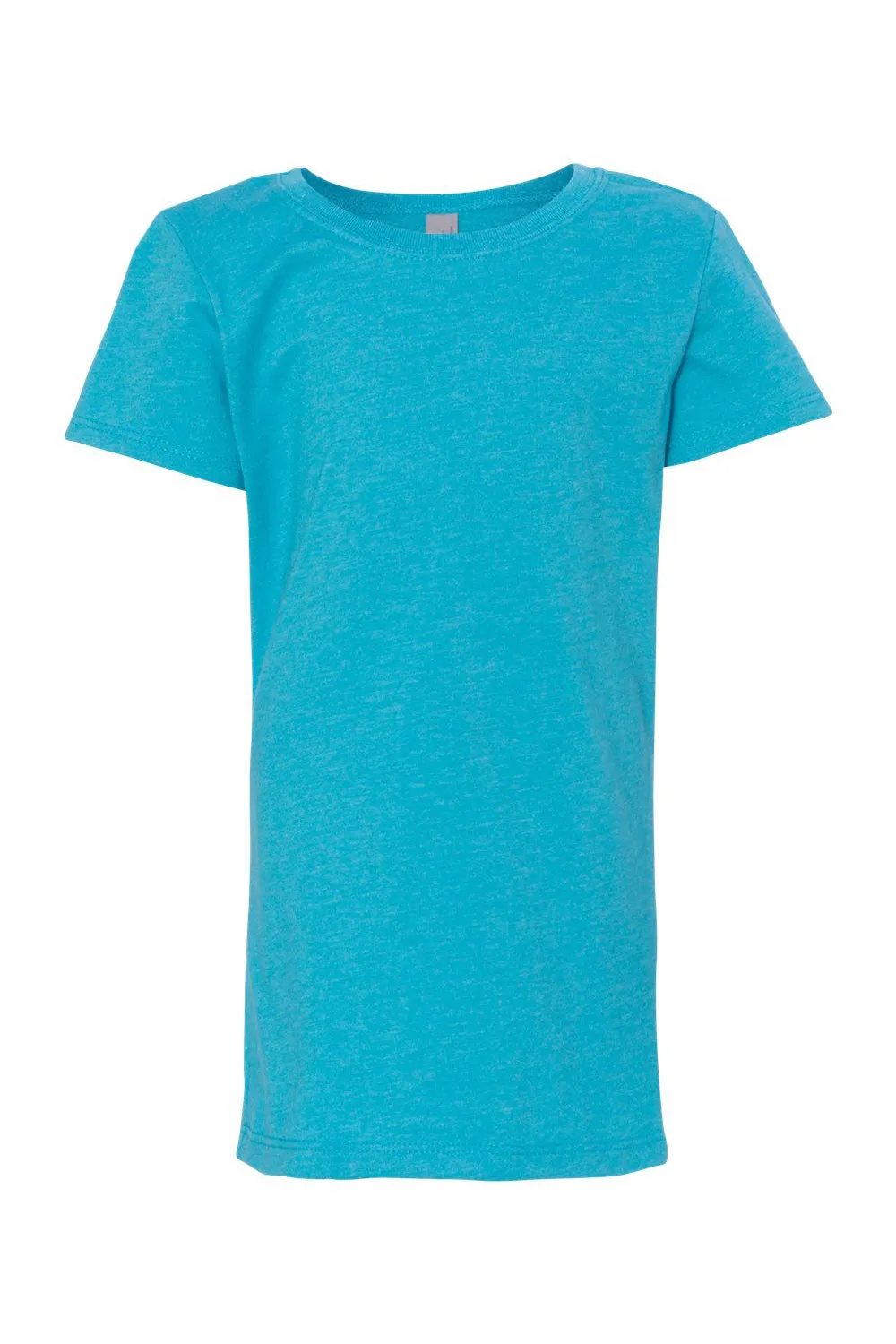 Next Level Youth Princess CVC Jersey Kurzarm T-Shirt mit Rundhalsausschnitt - Bondi Blau