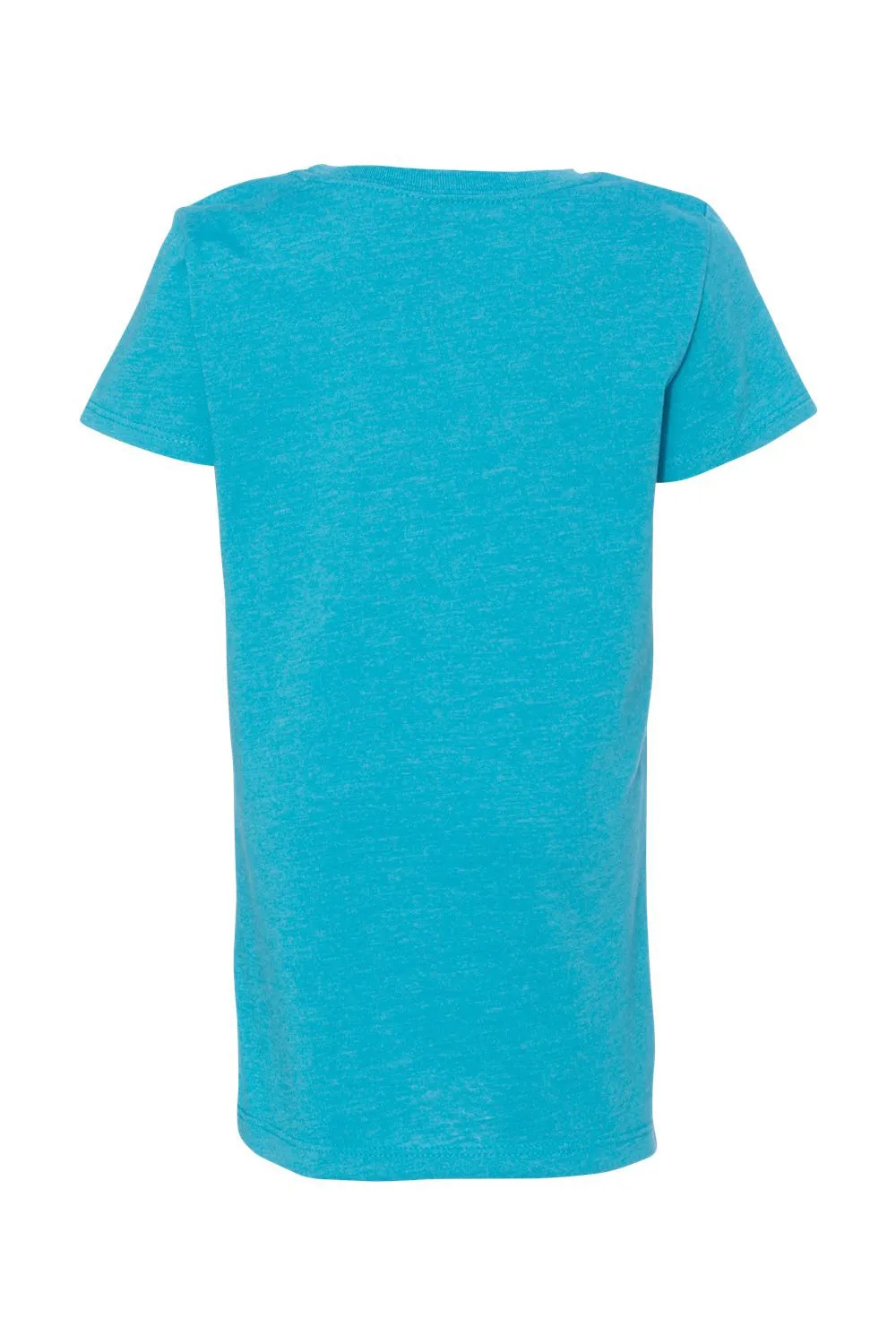 Next Level Youth Princess CVC Jersey Kurzarm T-Shirt mit Rundhalsausschnitt - Bondi Blau