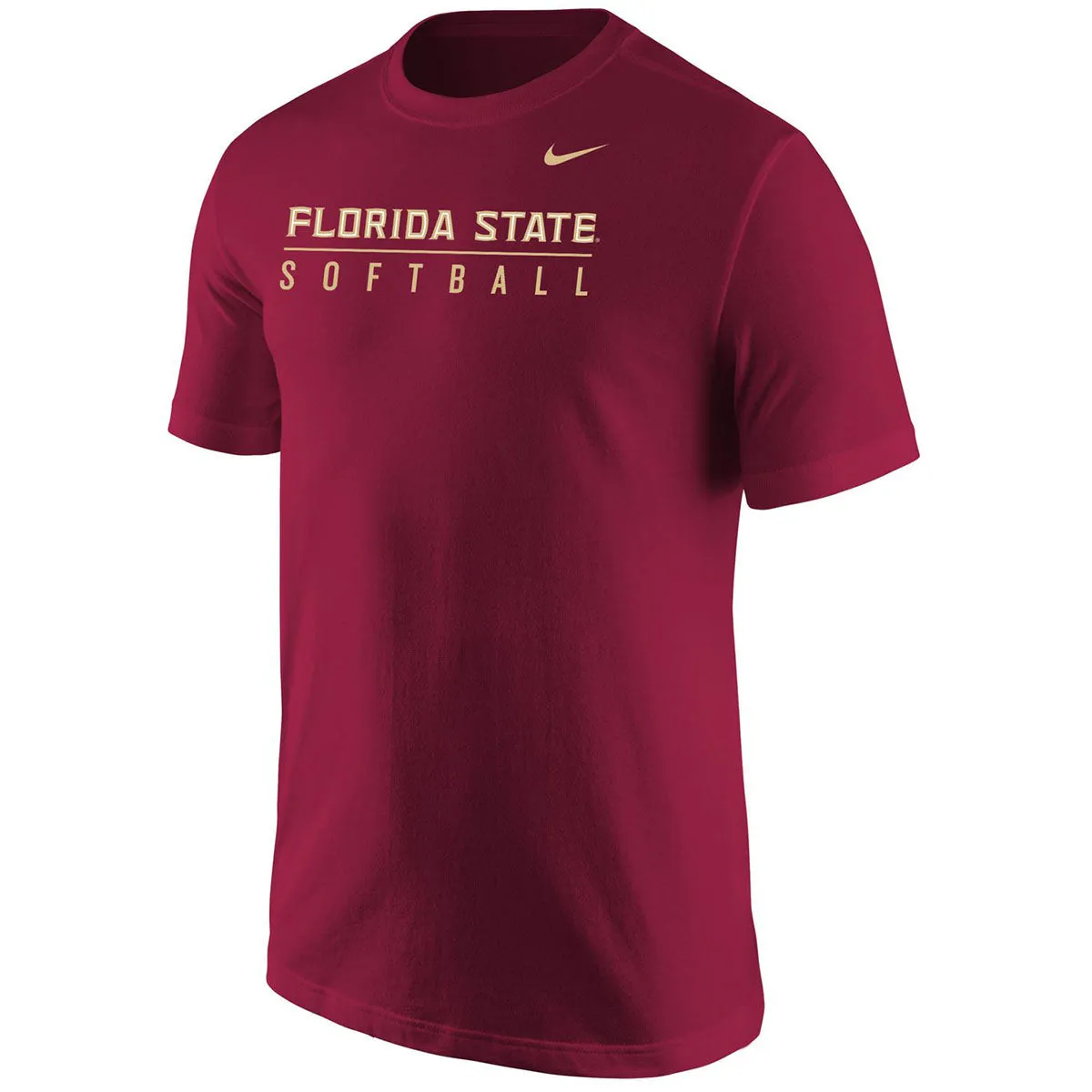 Nike Erwachsene/Unisex Florida State Softball Kurzarm T-Shirt - Granatrot