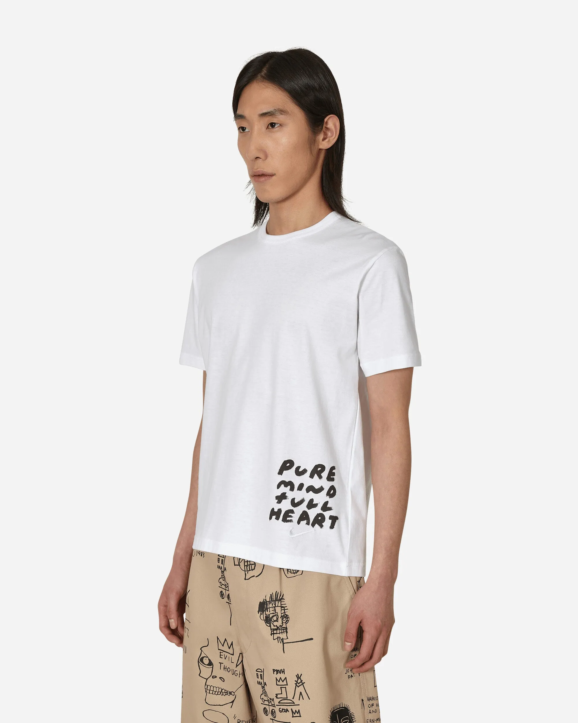 Nike Message Print T-Shirt Weiß
