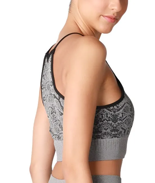 NikiBiki Schlangenhaut-Top mit hohem Ausschnitt NS7903