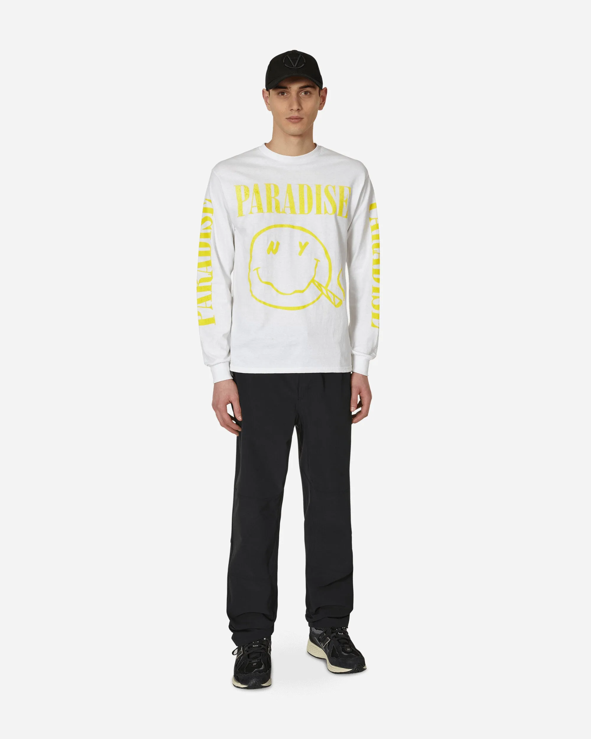 Nirvana In PARADIS3 Langarm T-Shirt Weiß