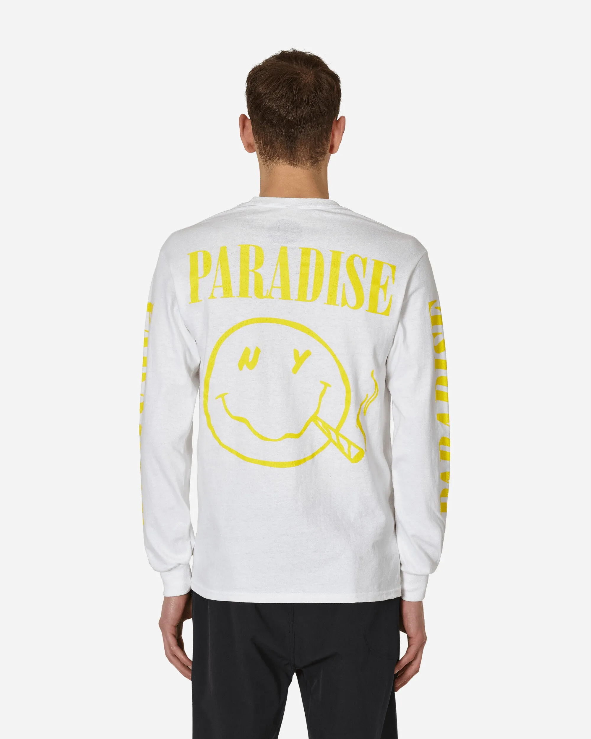 Nirvana In PARADIS3 Langarm T-Shirt Weiß