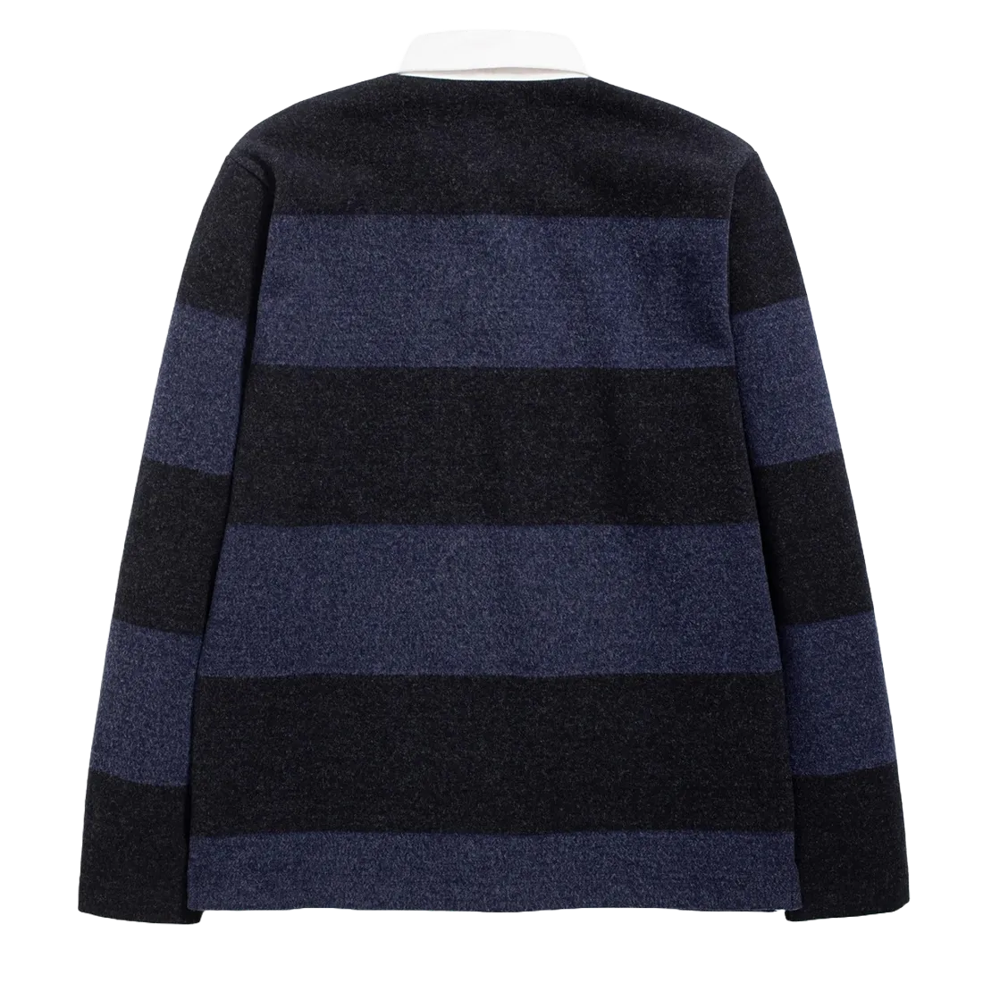 Norse Projects Ruben Rippstrick Rugby Langarm Polo Navy