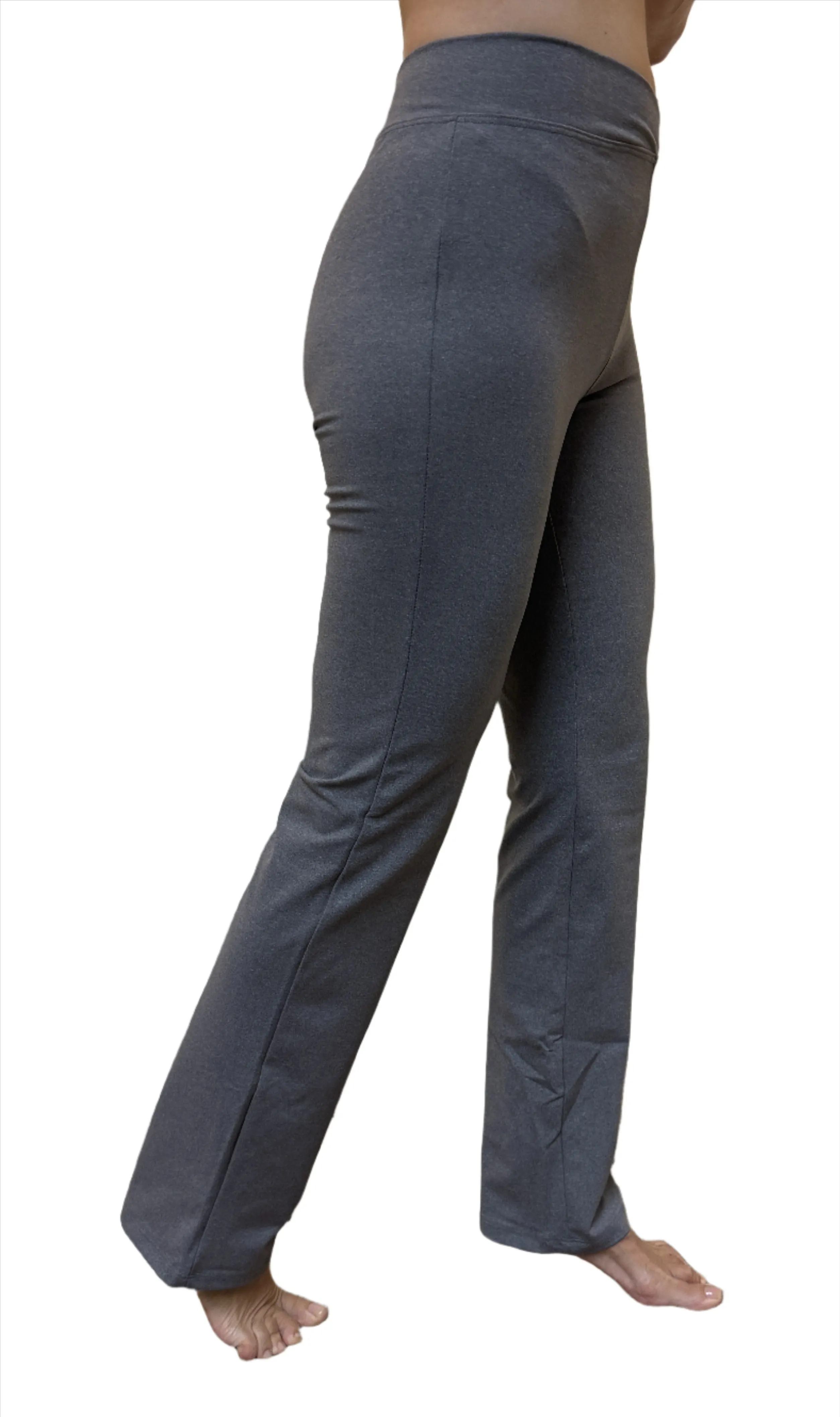One Step Ahead Brushed Supplex V-Ausschnitt Gerade Bein Hose 260