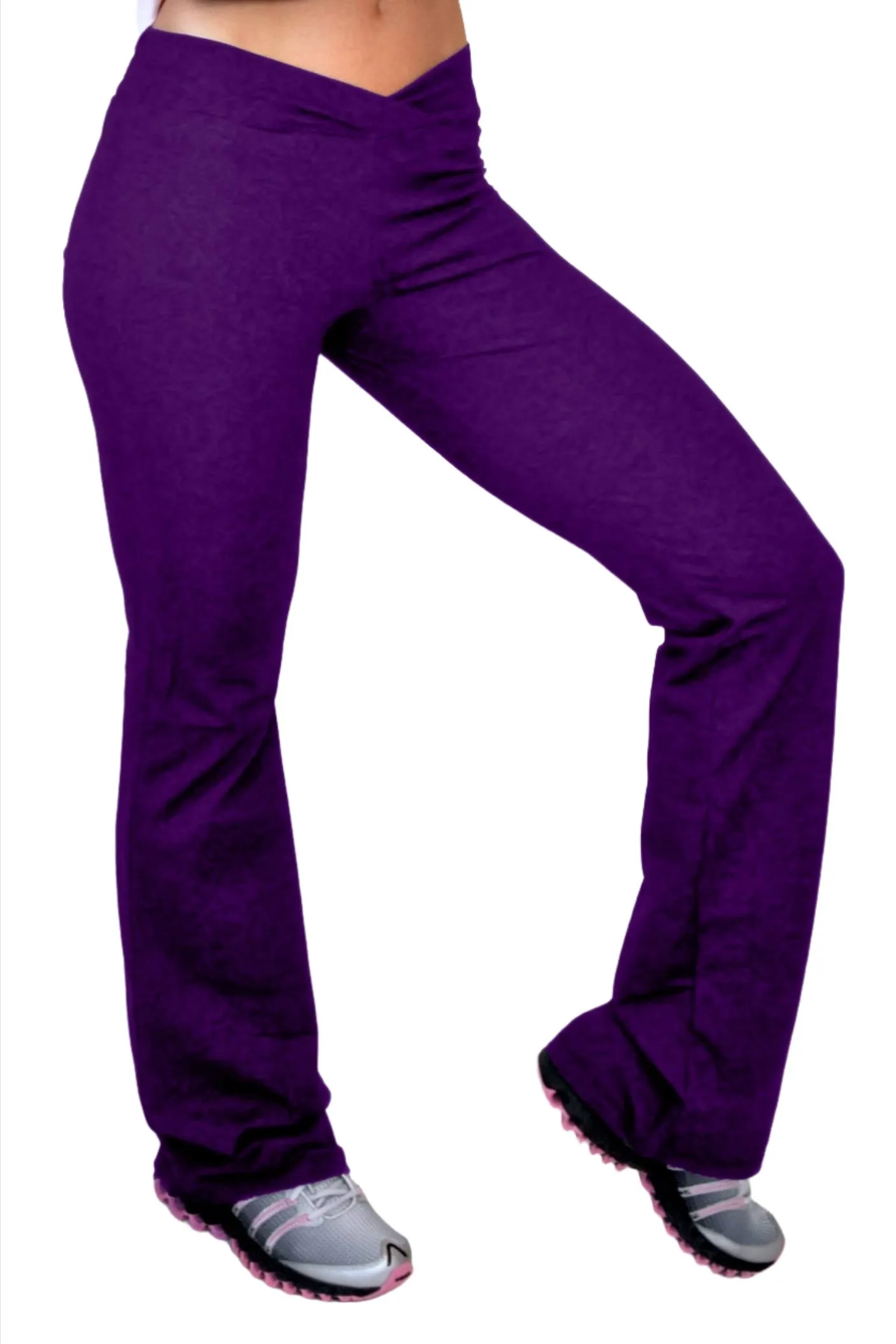 One Step Ahead Brushed Supplex V-Ausschnitt Gerade Bein Hose 260