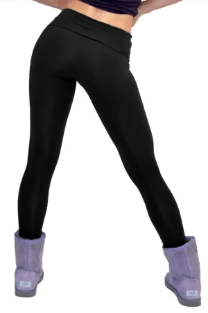 One Step Ahead Brushed Tactel Roll Down Figurbetonte Leggings R600