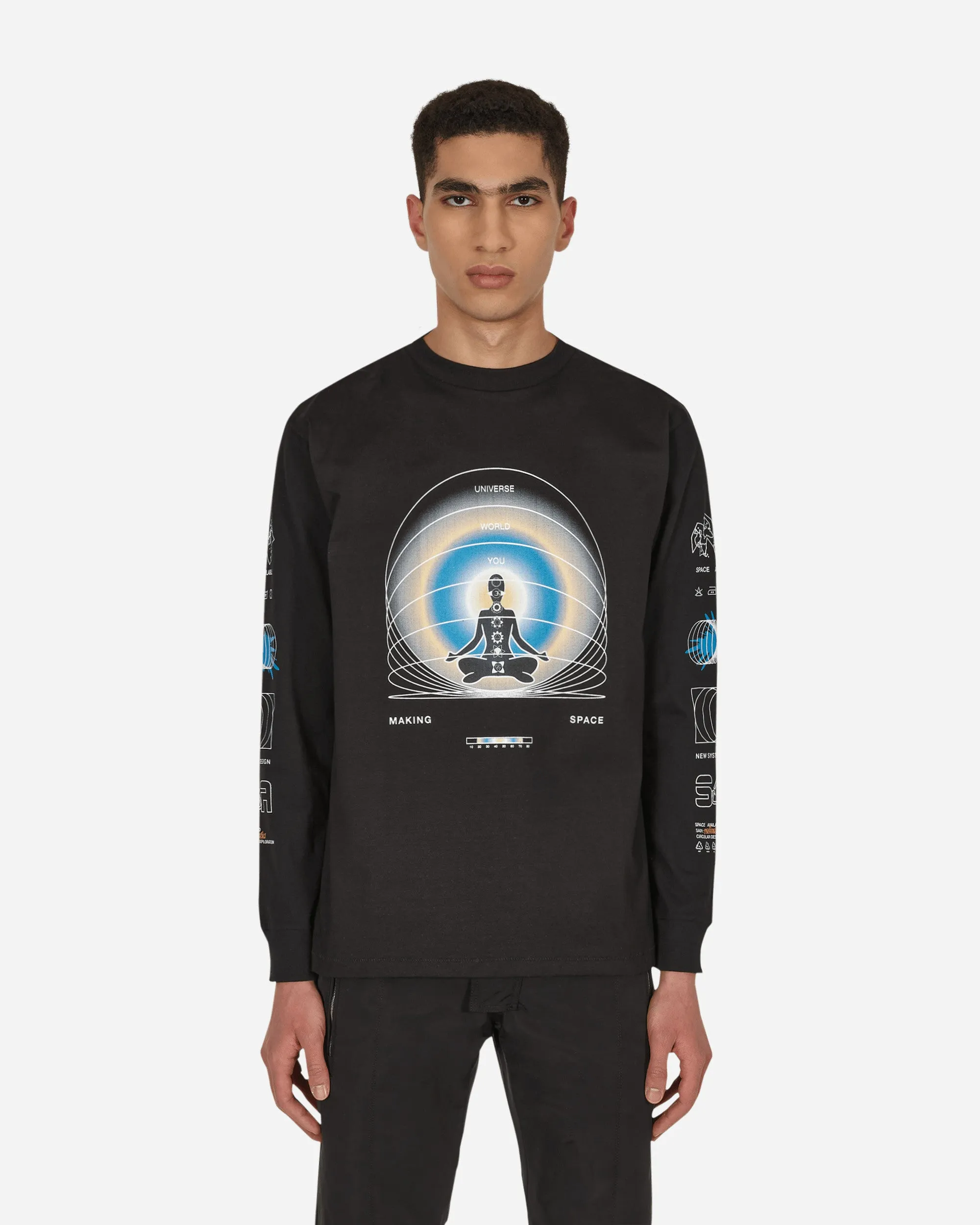 Oneness Langarm T-Shirt Schwarz