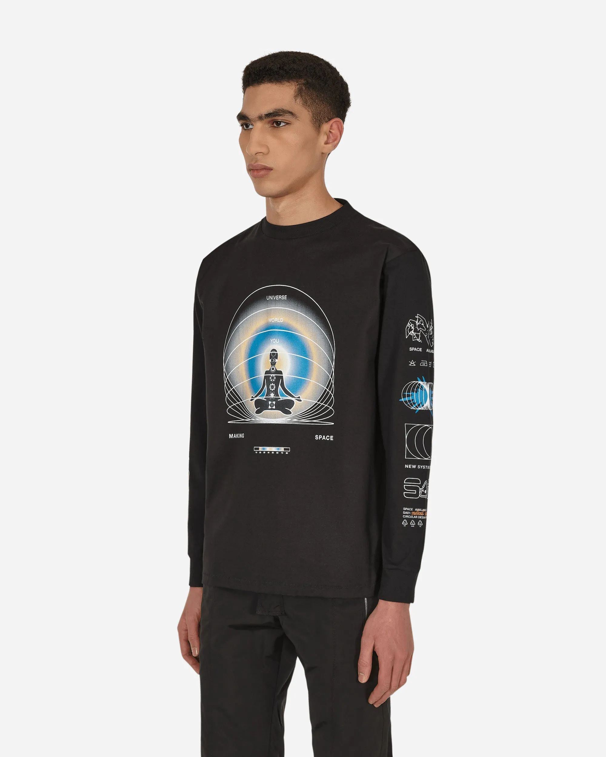 Oneness Langarm T-Shirt Schwarz