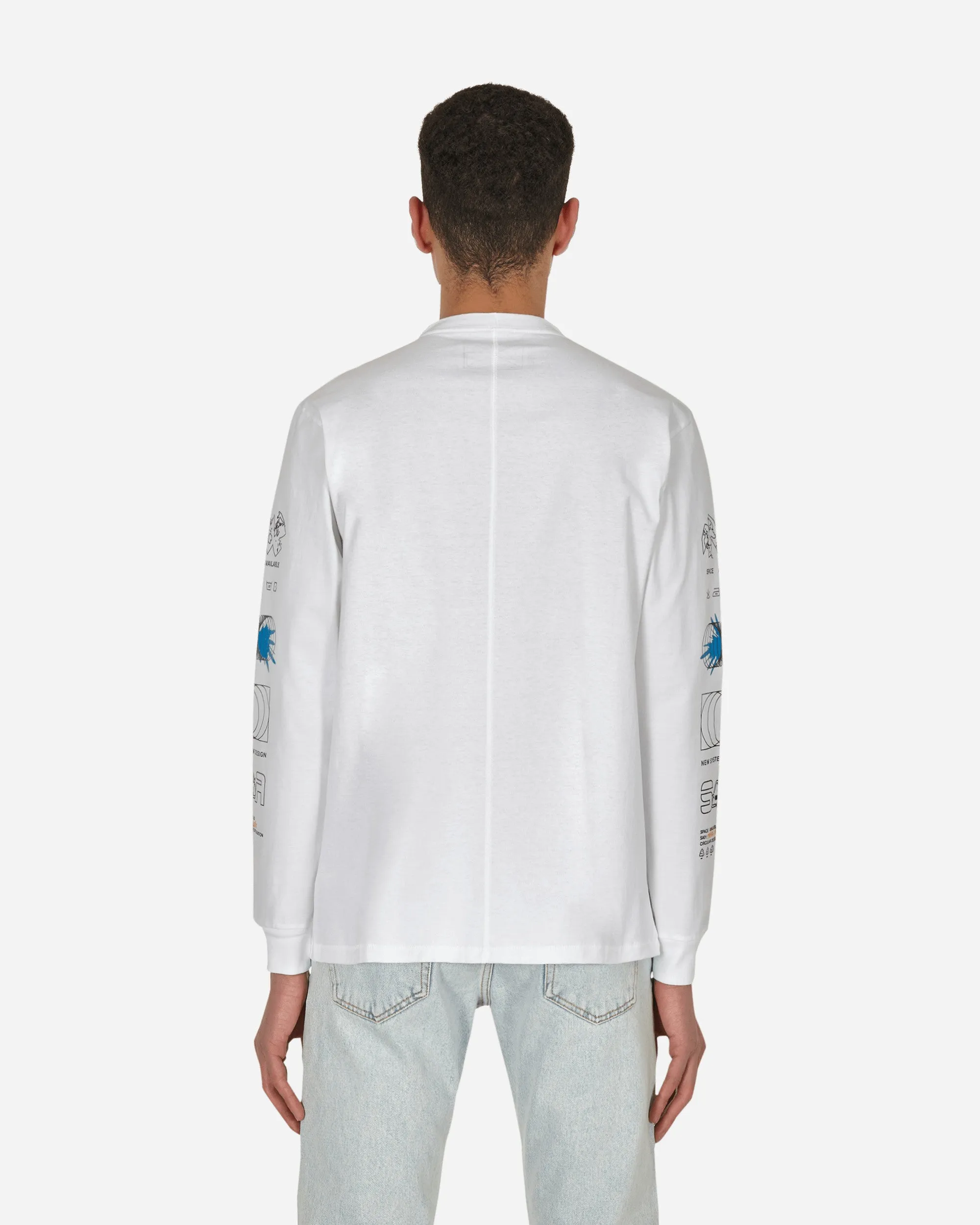 Oneness Langarm T-Shirt Weiß